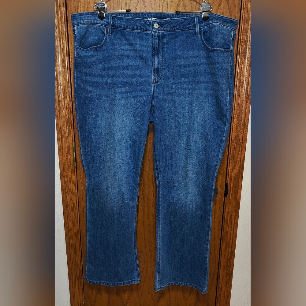 Women's Old Navy Mid-Rise Wow Boot Cut Jeans, Size 24